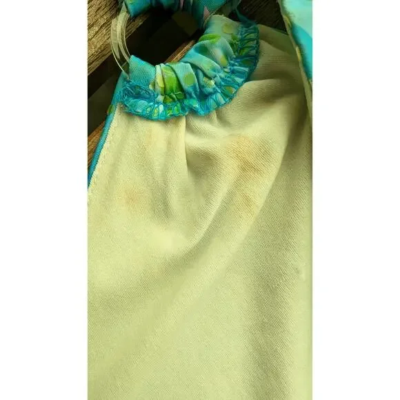 💜Asymmetrical Shiny Sequin Mermaid Dress – Iridescent Blue-Green | M - Picture 5 of 7